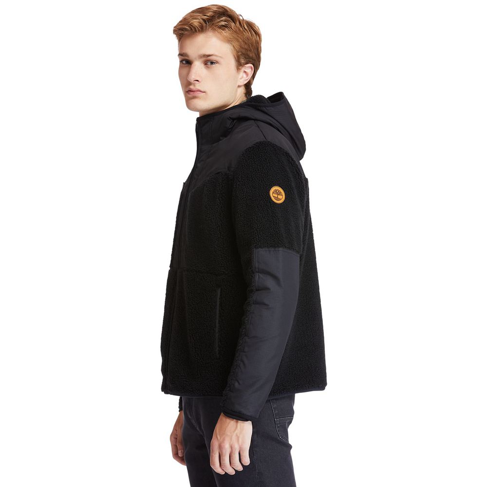 Jaqueta Masculino - Timberland Heritage Outdoor Heritage Ecoriginal Fleece - HQERV9087 - Pretas